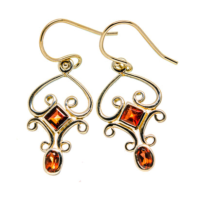 Garnet Earrings handcrafted by Ana Silver Co - EARR412959