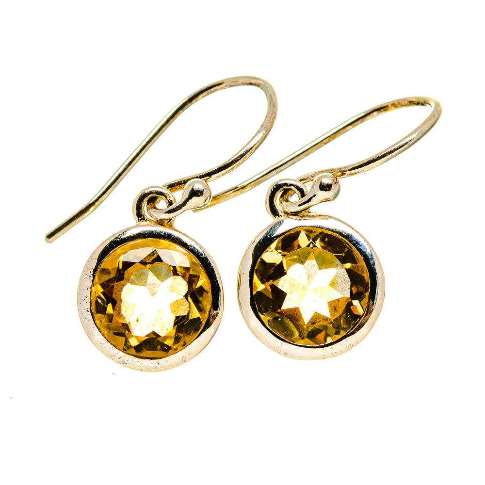 Citrine Earrings handcrafted by Ana Silver Co - EARR412967
