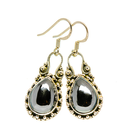 Hematite Earrings handcrafted by Ana Silver Co - EARR412986