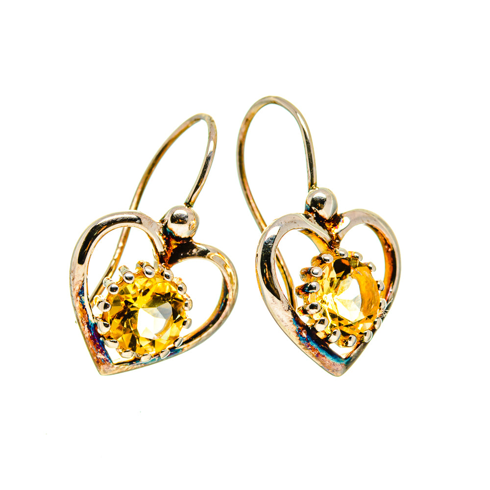 Citrine Earrings handcrafted by Ana Silver Co - EARR412988