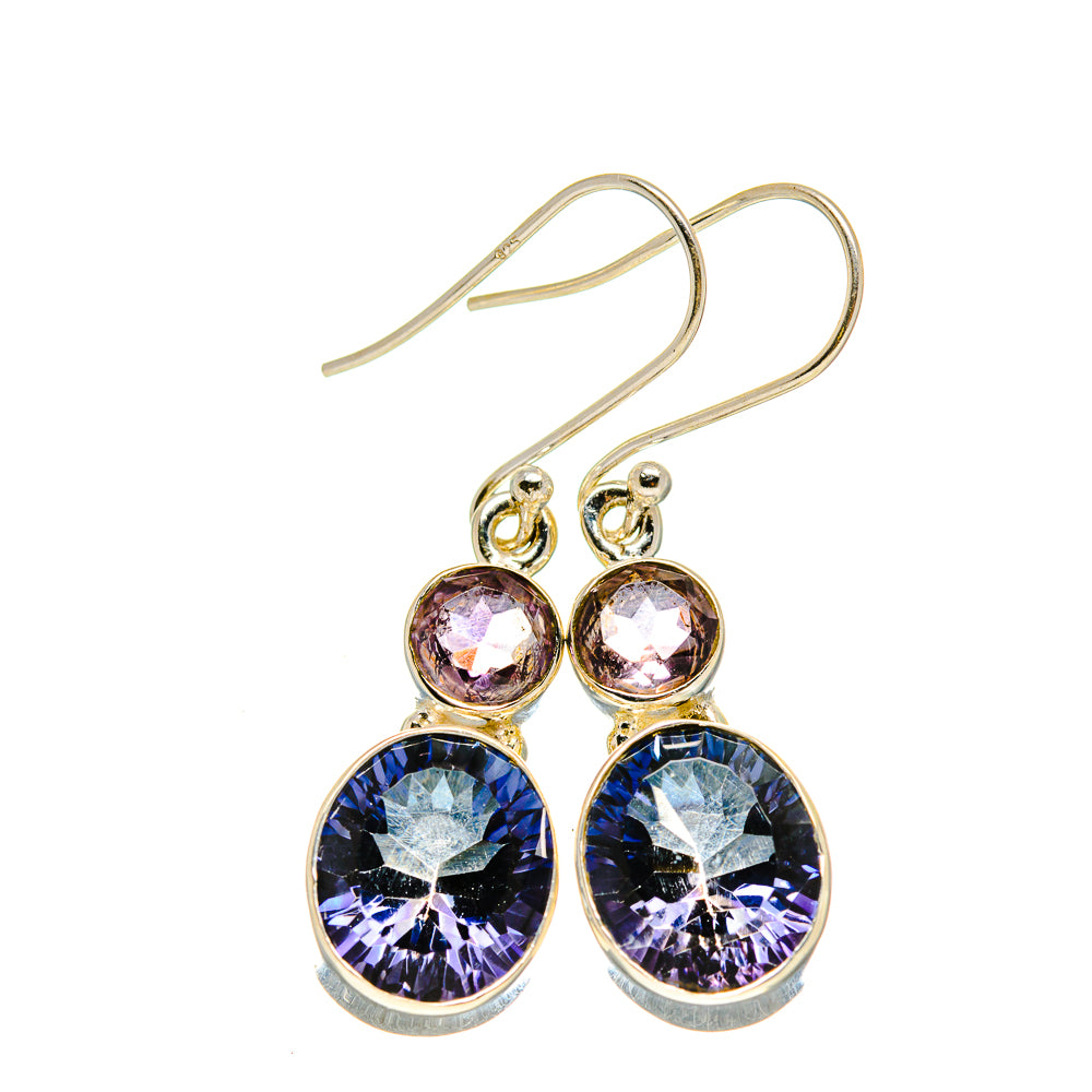 Blue Mystic Topaz Earrings handcrafted by Ana Silver Co - EARR412995