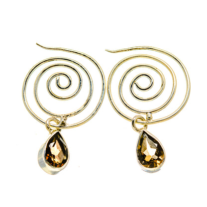 Smoky Quartz Earrings handcrafted by Ana Silver Co - EARR413005