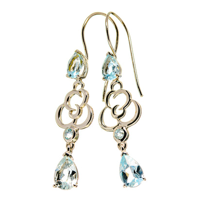 Blue Topaz Earrings handcrafted by Ana Silver Co - EARR413022