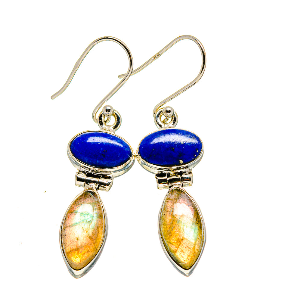 Labradorite Earrings handcrafted by Ana Silver Co - EARR413032