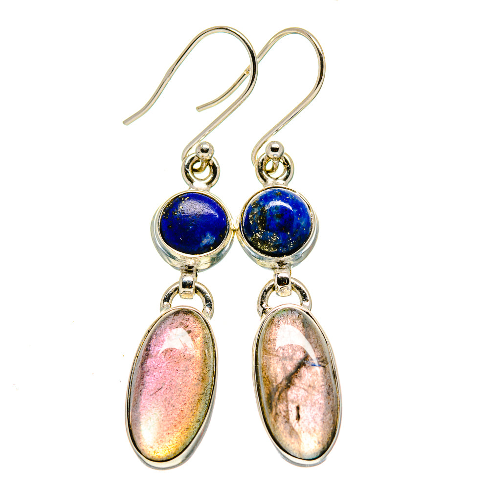 Labradorite Earrings handcrafted by Ana Silver Co - EARR413033