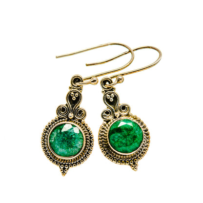 Chrysocolla Earrings handcrafted by Ana Silver Co - EARR413035