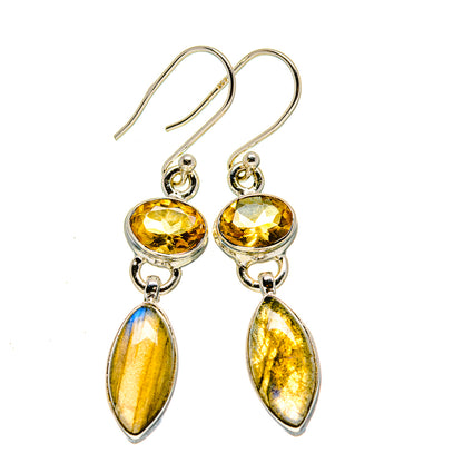 Labradorite Earrings handcrafted by Ana Silver Co - EARR413036