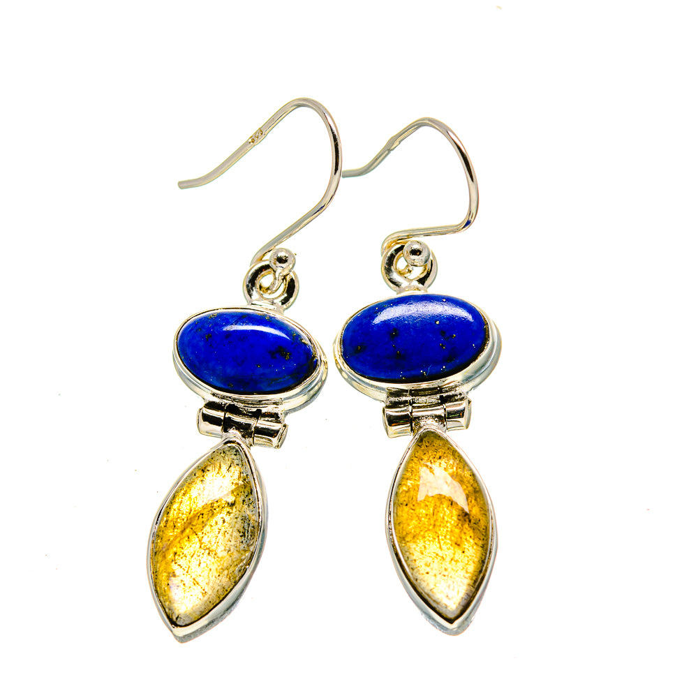 Labradorite Earrings handcrafted by Ana Silver Co - EARR413050