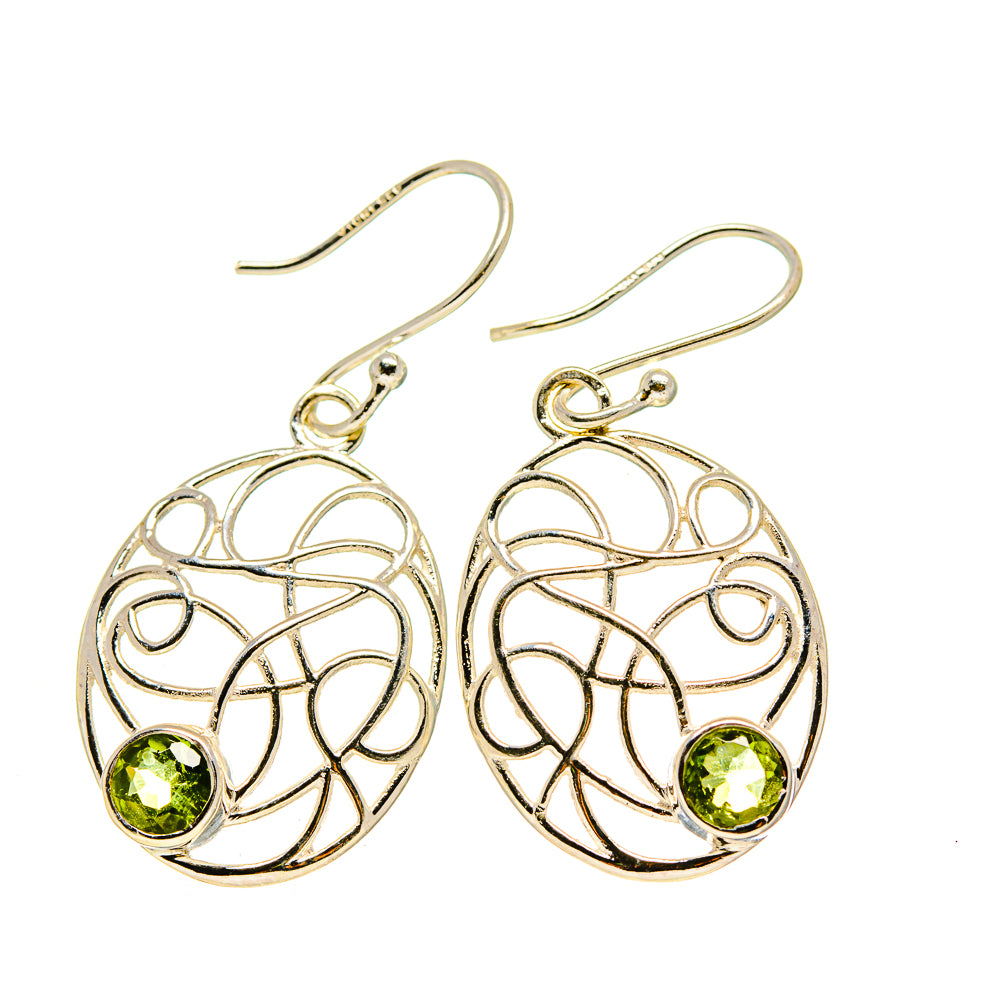 Peridot Earrings handcrafted by Ana Silver Co - EARR413056