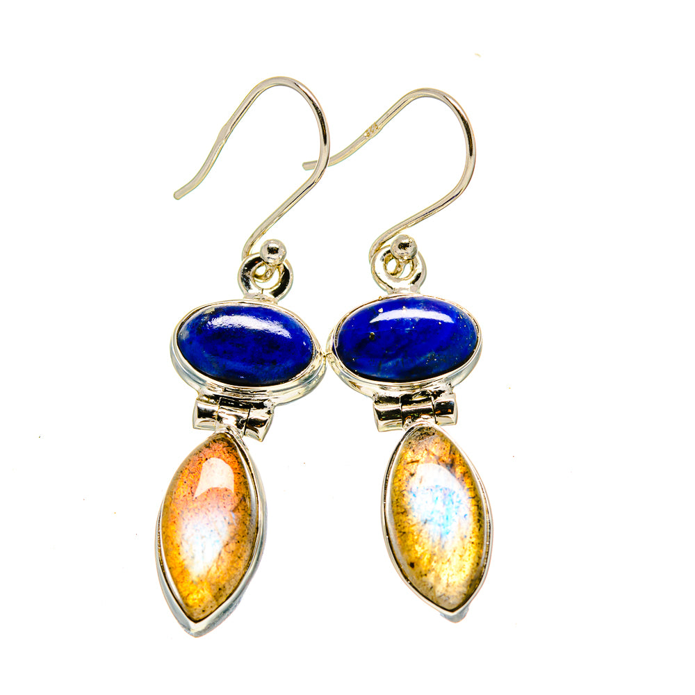 Labradorite Earrings handcrafted by Ana Silver Co - EARR413070