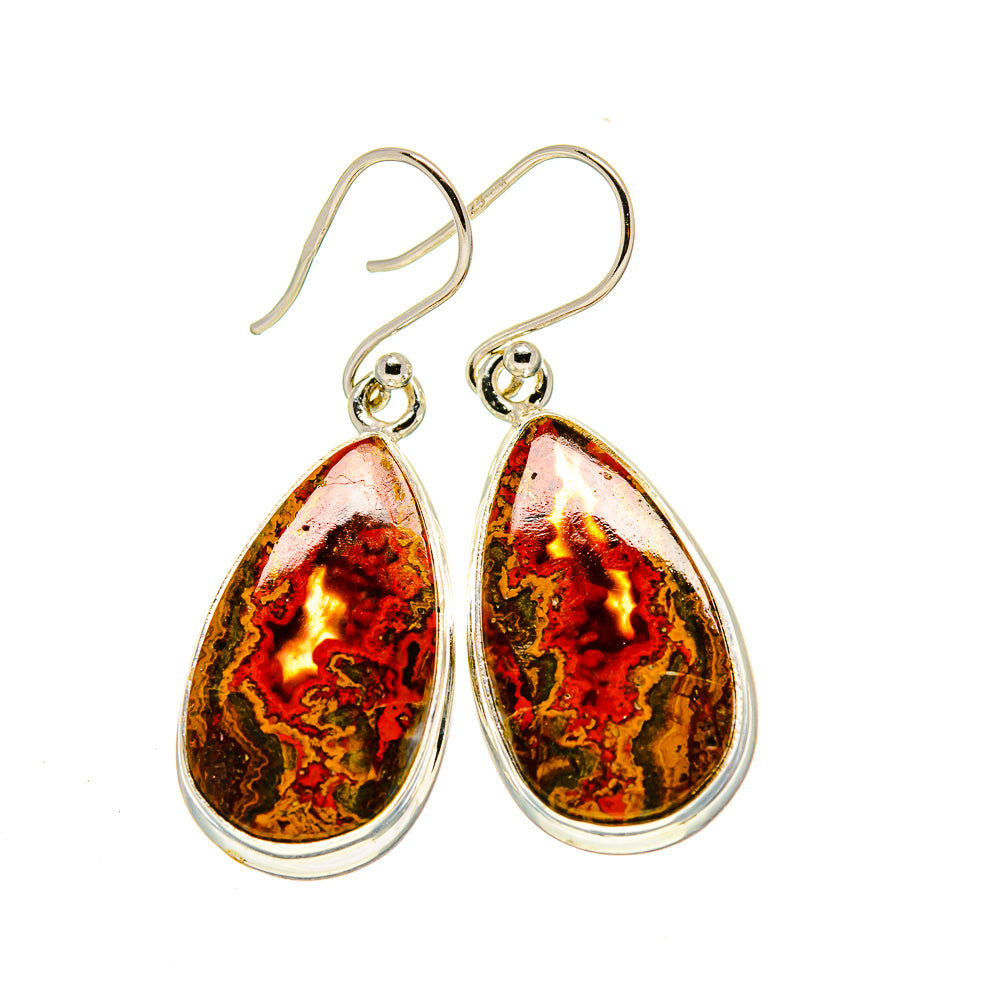 Moroccan Agate Earrings handcrafted by Ana Silver Co - EARR413071