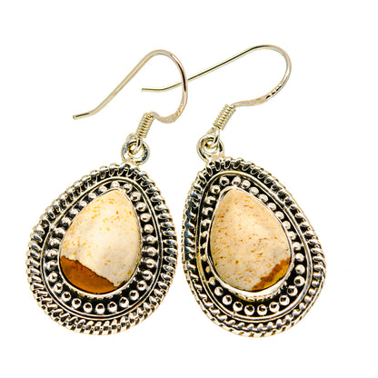 Picture Jasper Earrings handcrafted by Ana Silver Co - EARR413073