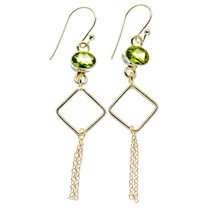 Peridot Earrings handcrafted by Ana Silver Co - EARR413084