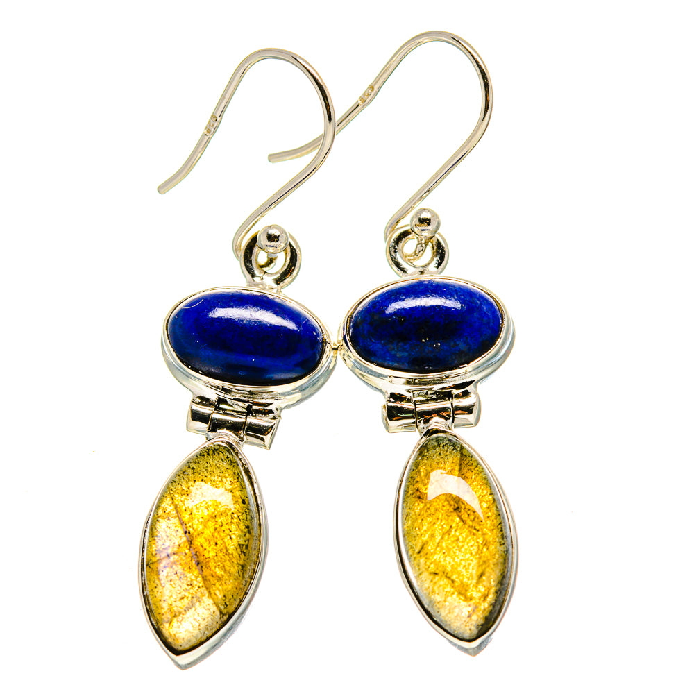 Labradorite Earrings handcrafted by Ana Silver Co - EARR413146