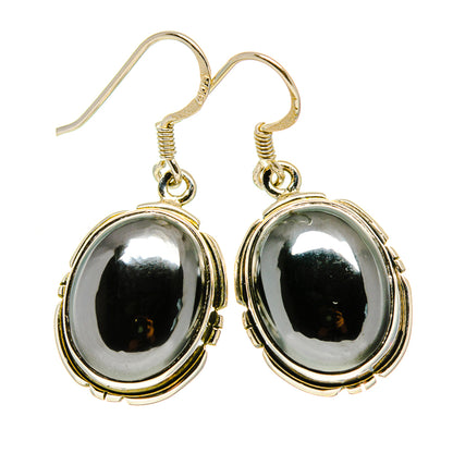 Hematite Earrings handcrafted by Ana Silver Co - EARR413149