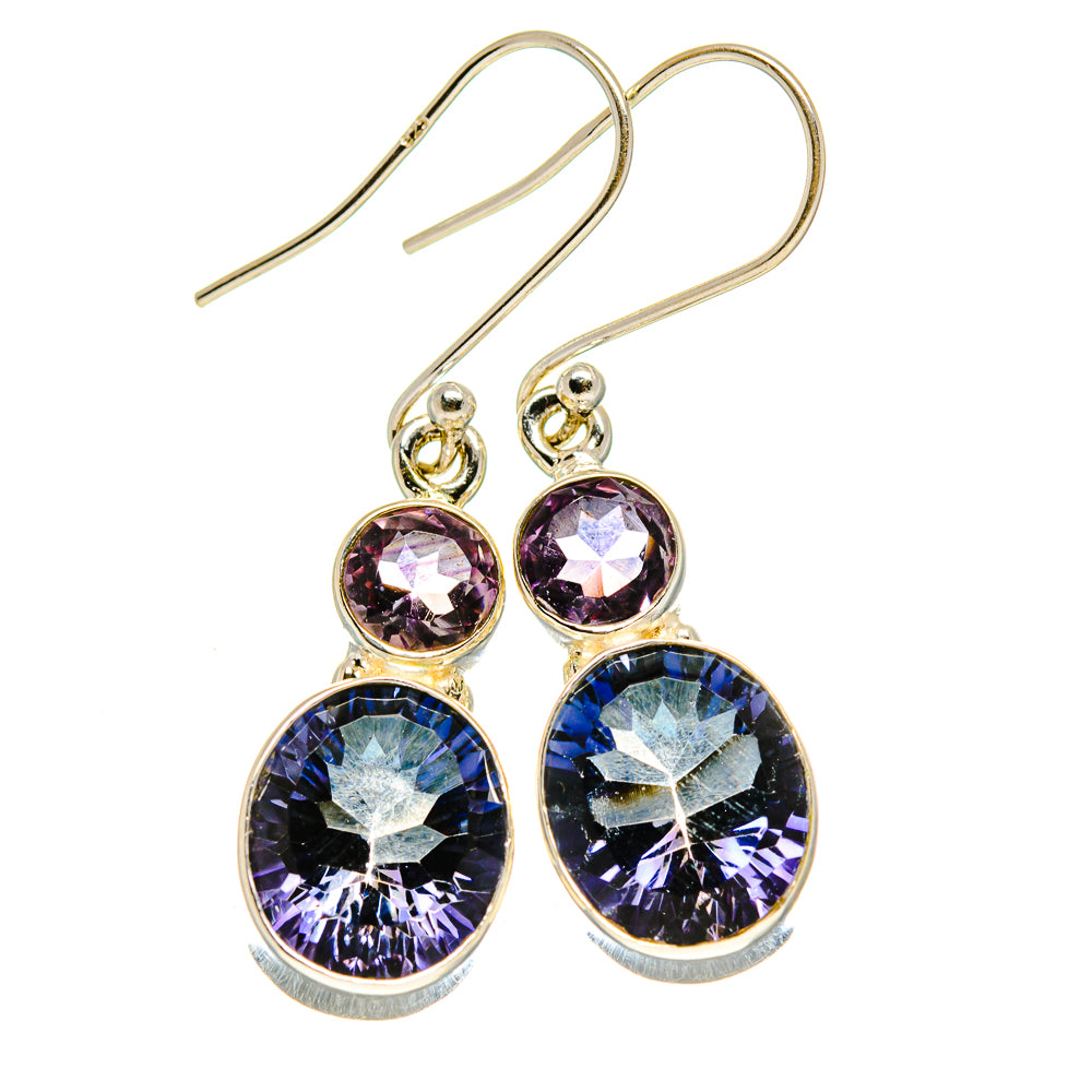 Blue Mystic Topaz Earrings handcrafted by Ana Silver Co - EARR413150