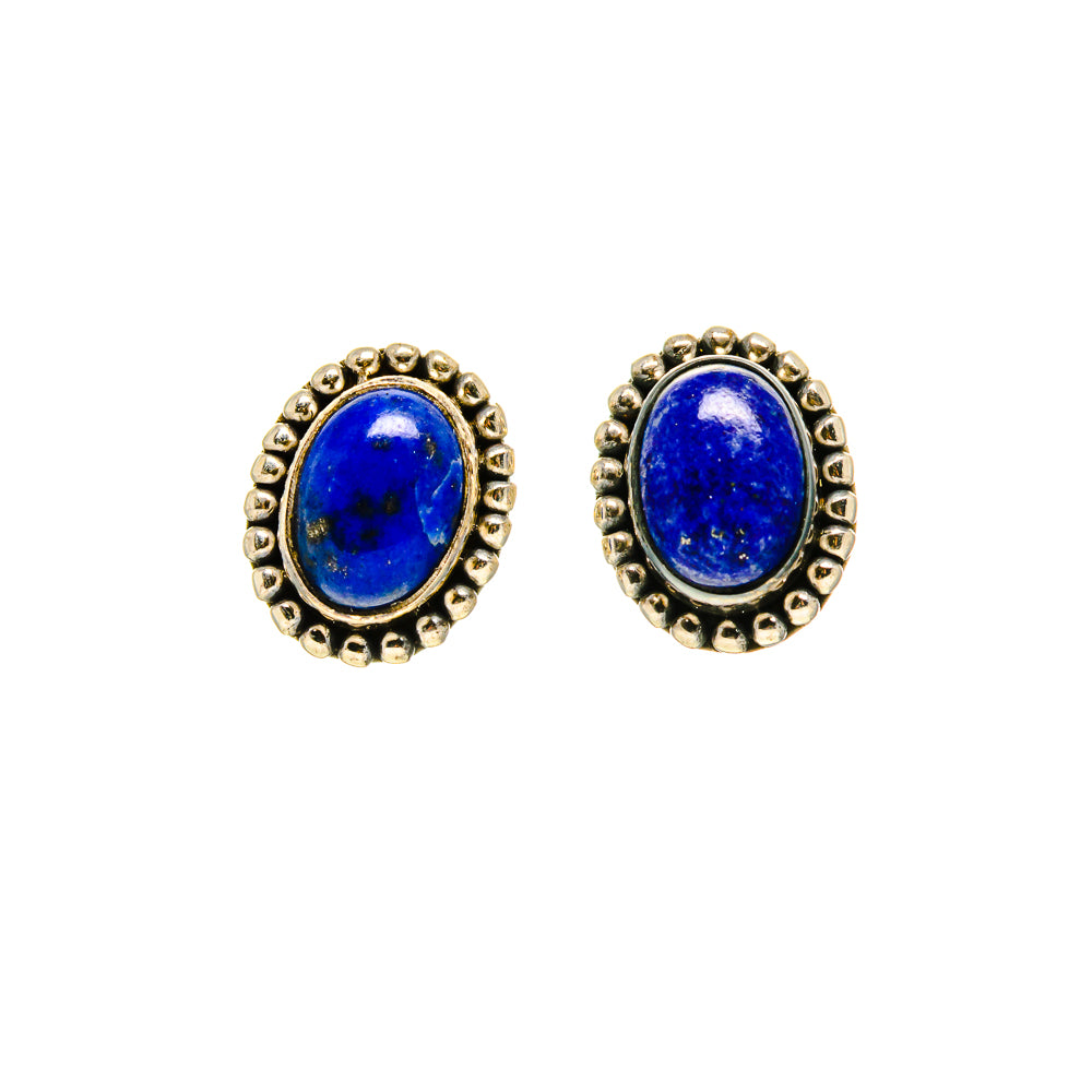 Lapis Lazuli Earrings handcrafted by Ana Silver Co - EARR413166