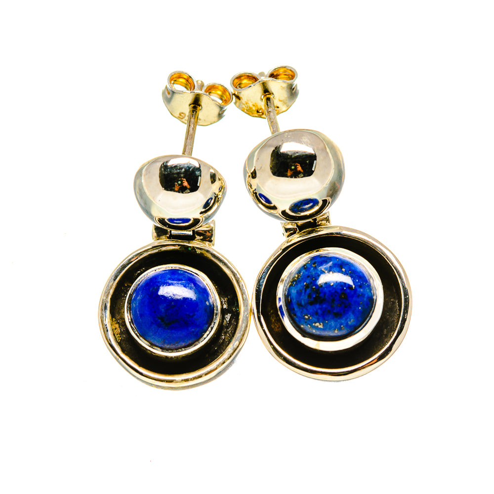 Lapis Lazuli Earrings handcrafted by Ana Silver Co - EARR413169