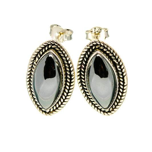 Hematite Earrings handcrafted by Ana Silver Co - EARR413177