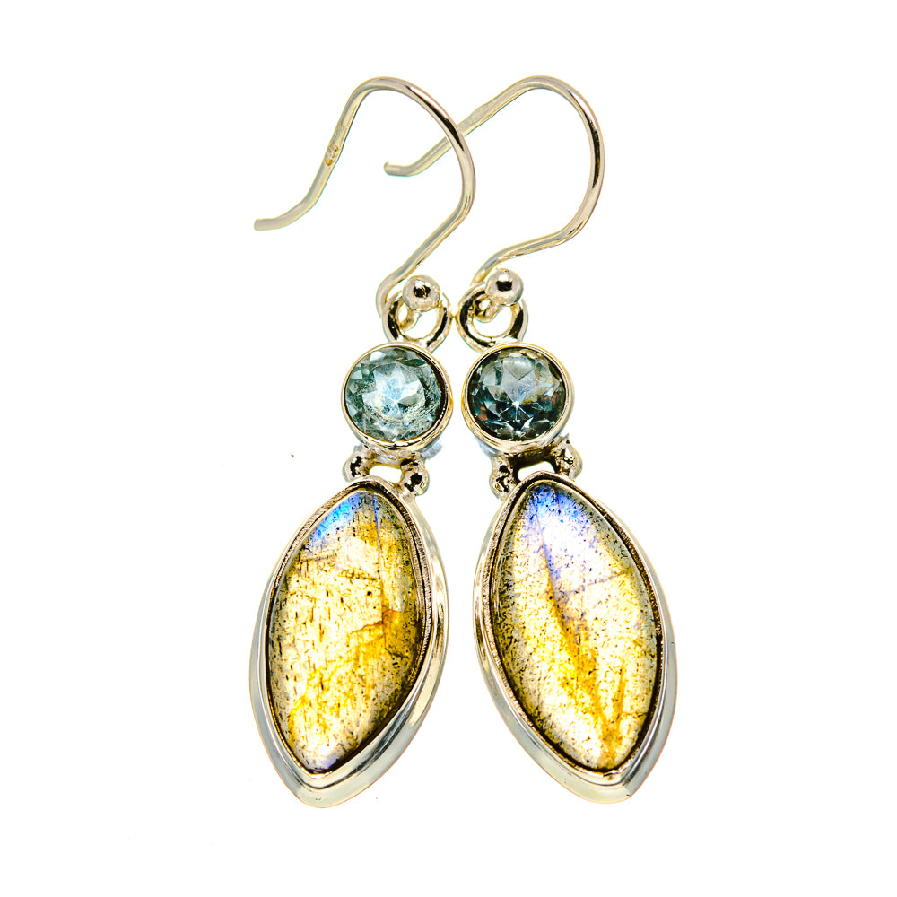 Labradorite Earrings handcrafted by Ana Silver Co - EARR413191