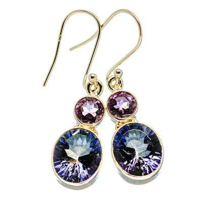Blue Mystic Topaz Earrings handcrafted by Ana Silver Co - EARR413213