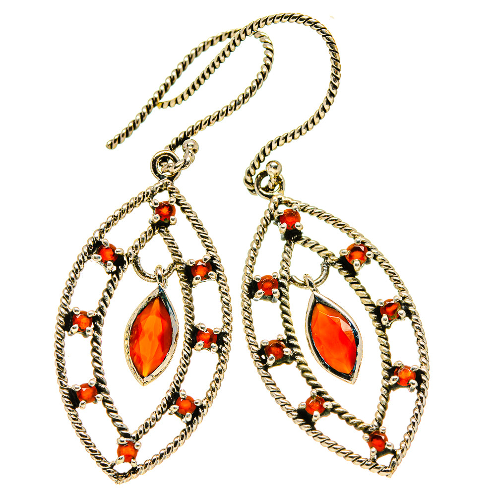Garnet Earrings handcrafted by Ana Silver Co - EARR413232