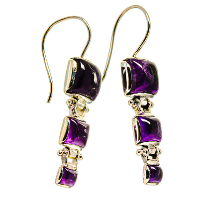 Amethyst Earrings handcrafted by Ana Silver Co - EARR413238