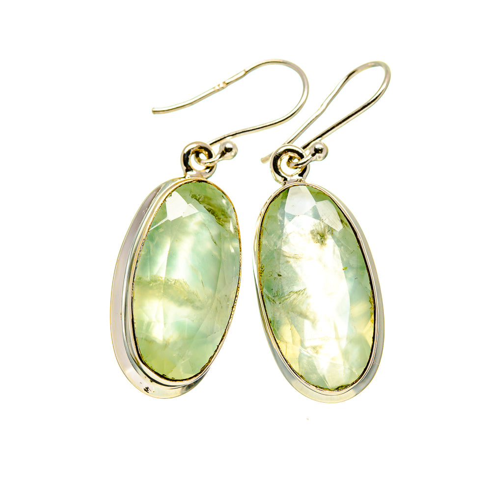 Prehnite Earrings handcrafted by Ana Silver Co - EARR413239