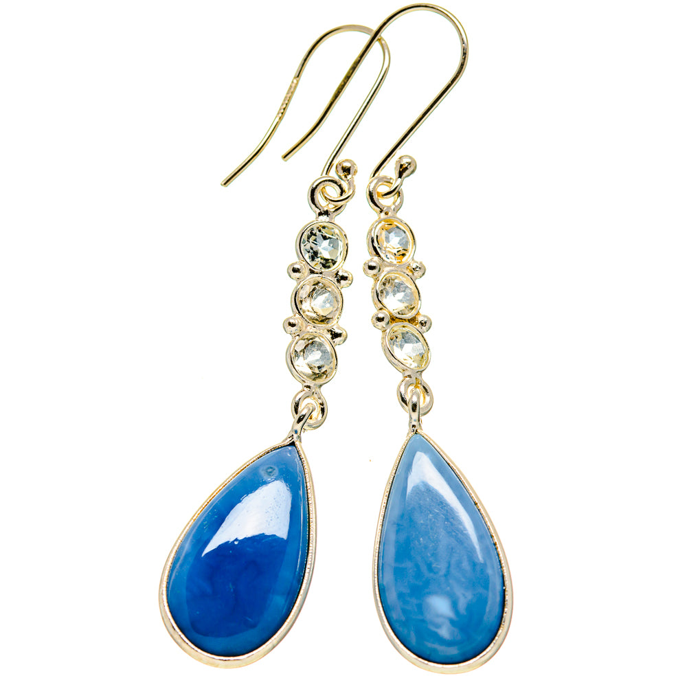 Owyhee Opal Earrings handcrafted by Ana Silver Co - EARR413242