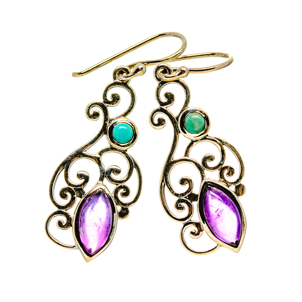 Amethyst Earrings handcrafted by Ana Silver Co - EARR413244