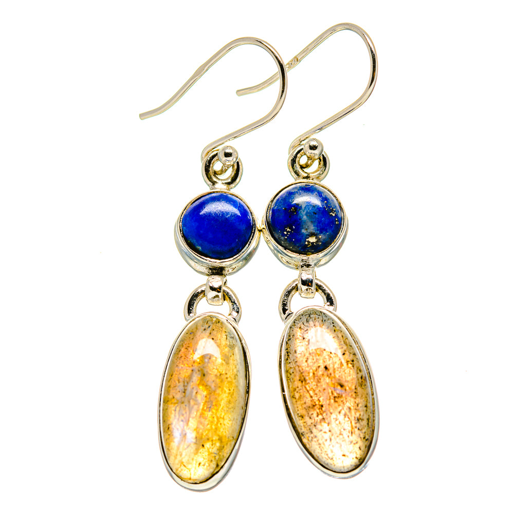 Labradorite Earrings handcrafted by Ana Silver Co - EARR413249
