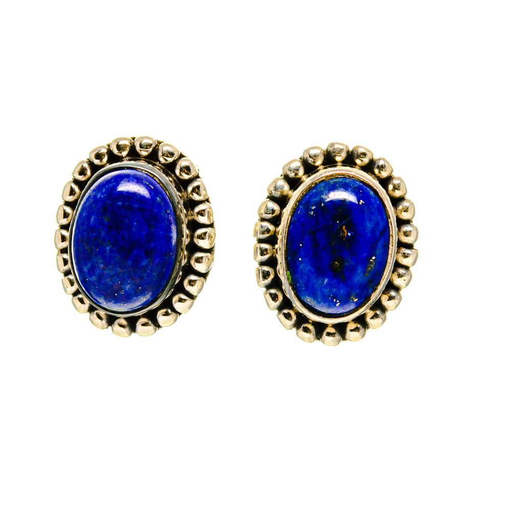 Lapis Lazuli Earrings handcrafted by Ana Silver Co - EARR413258