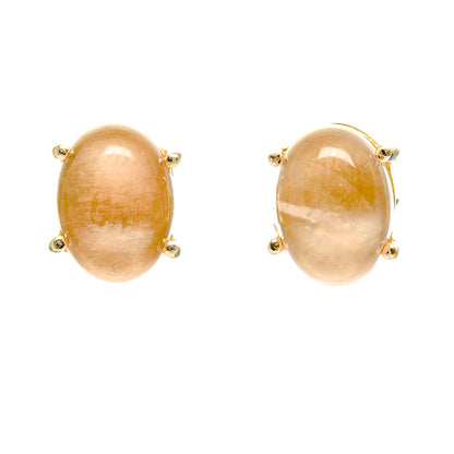 Moonstone Earrings handcrafted by Ana Silver Co - EARR413262
