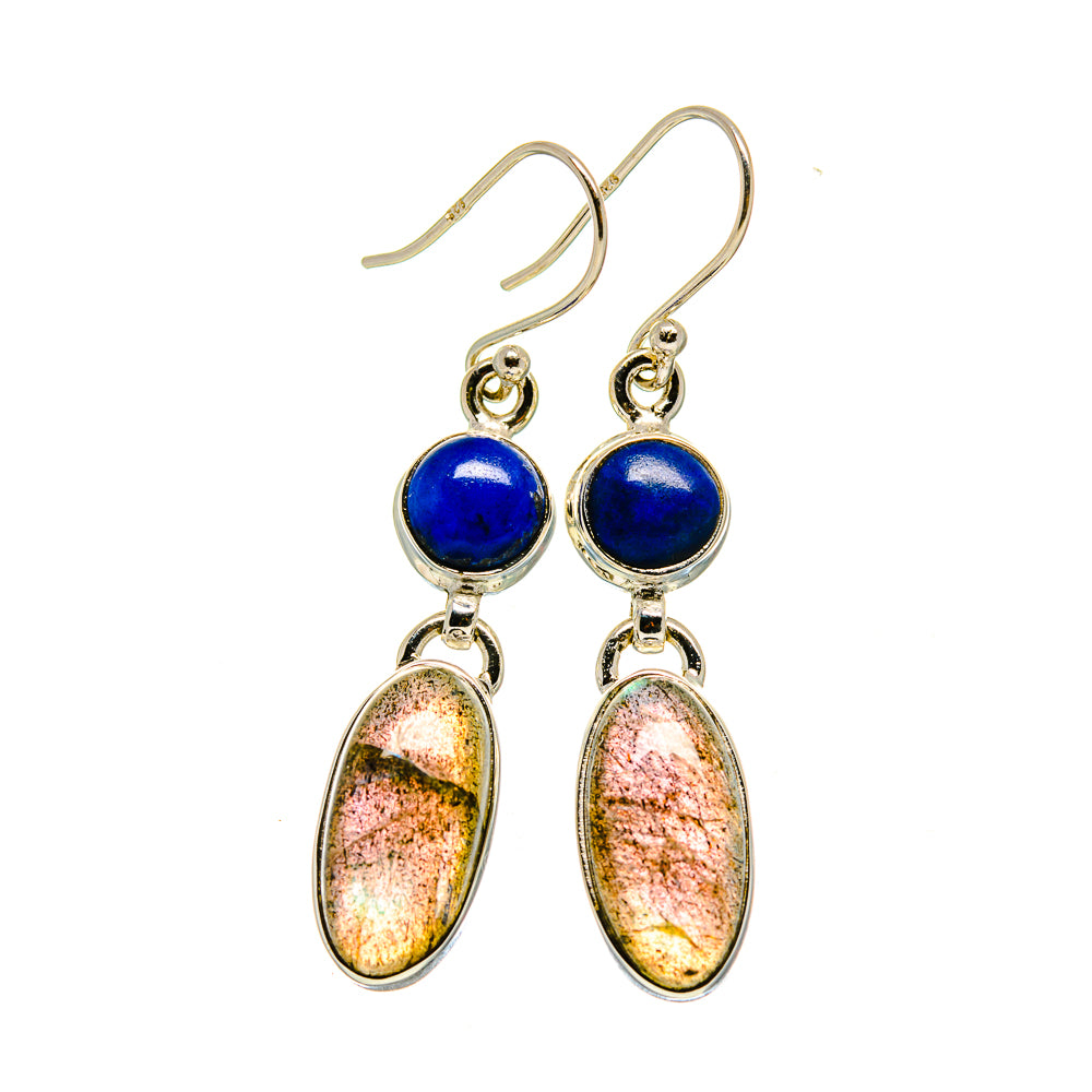 Labradorite Earrings handcrafted by Ana Silver Co - EARR413272