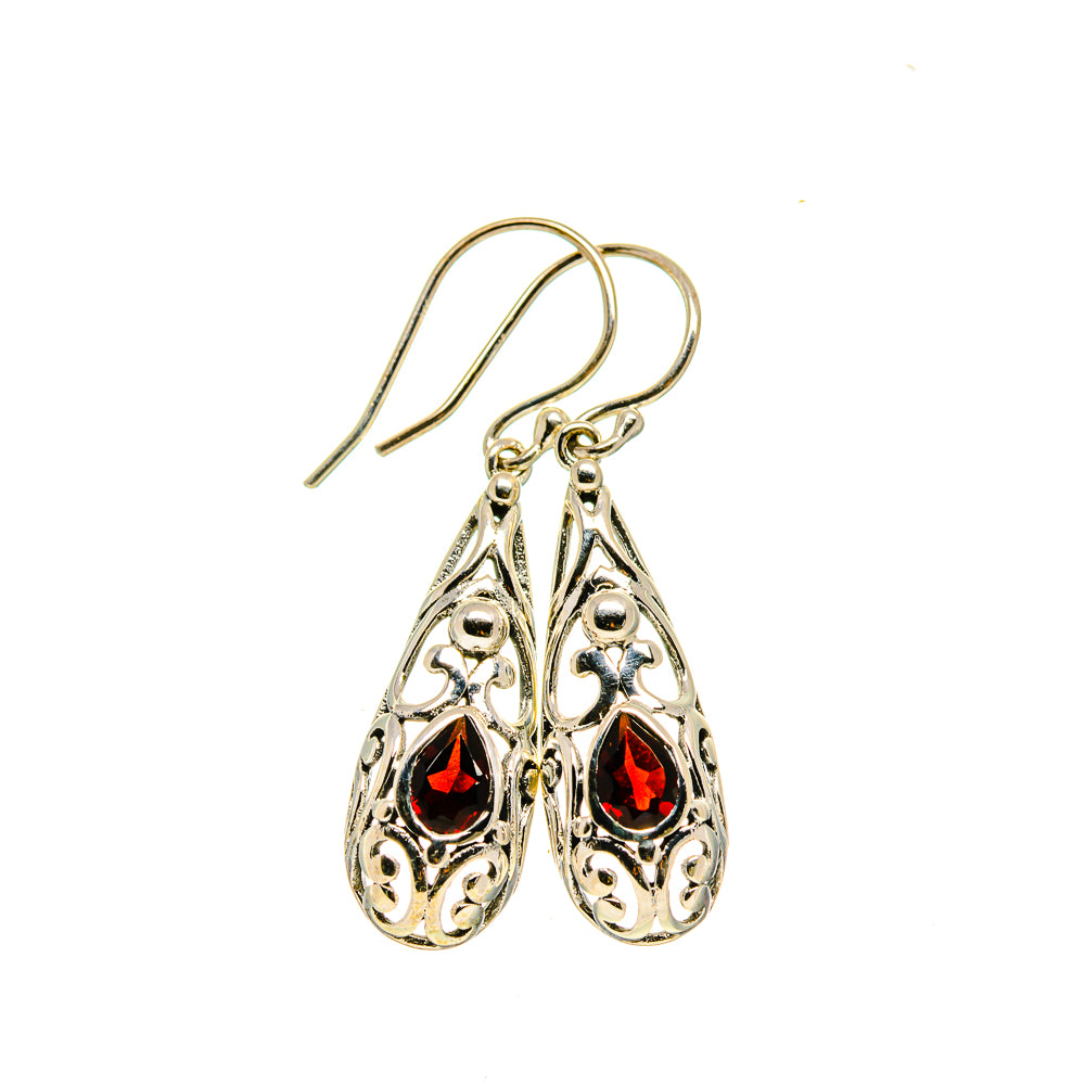 Garnet Earrings handcrafted by Ana Silver Co - EARR413313