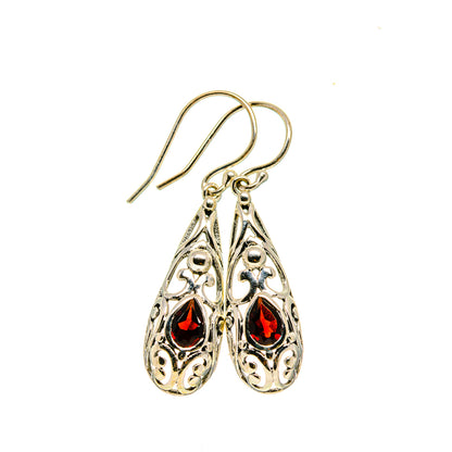 Garnet Earrings handcrafted by Ana Silver Co - EARR413313