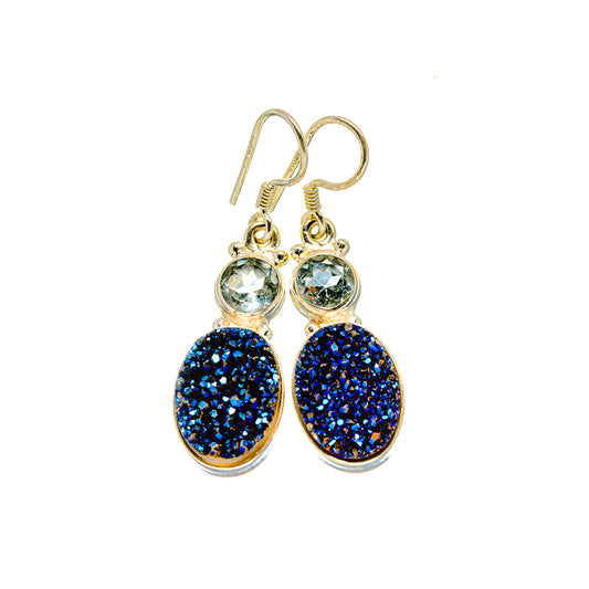 Titanium Druzy Earrings handcrafted by Ana Silver Co - EARR413329