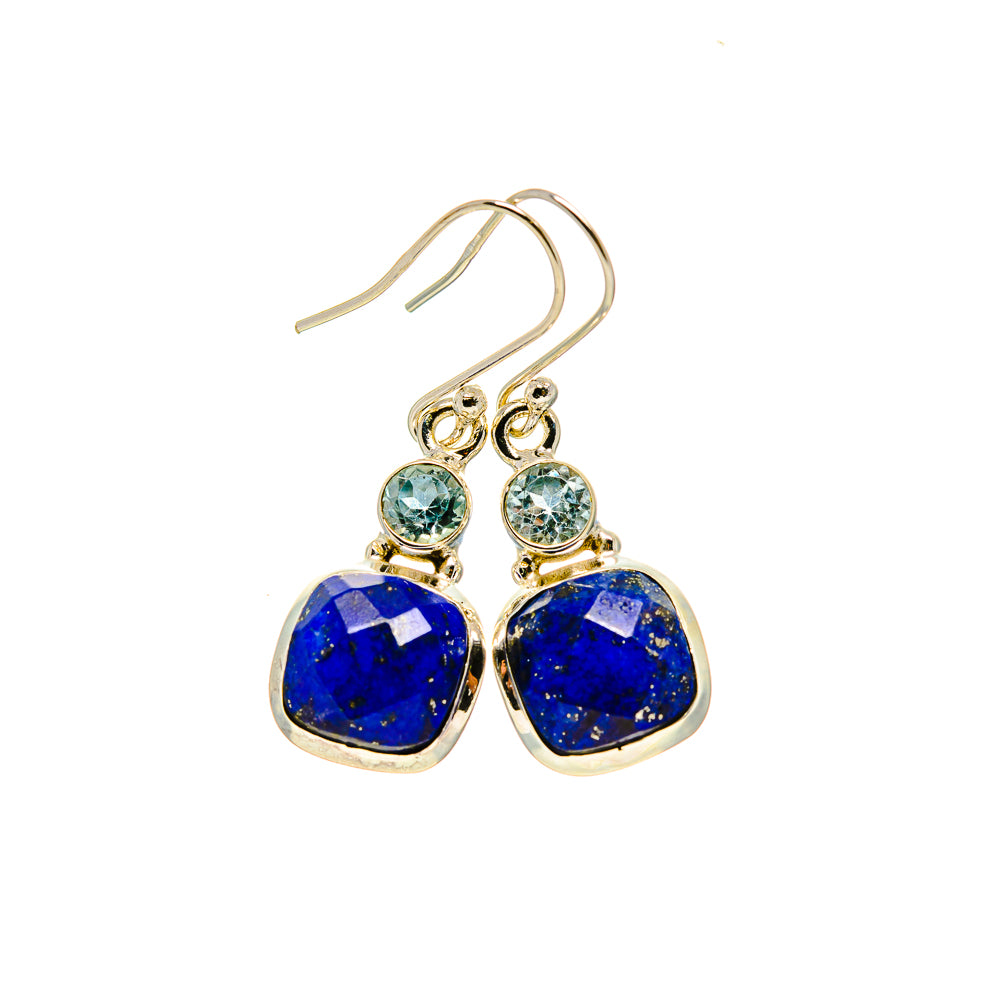 Lapis Lazuli Earrings handcrafted by Ana Silver Co - EARR413331