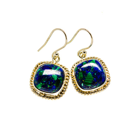 Azurite Earrings handcrafted by Ana Silver Co - EARR413356