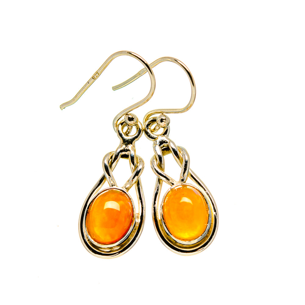 Rutilated Quartz Earrings handcrafted by Ana Silver Co - EARR413361