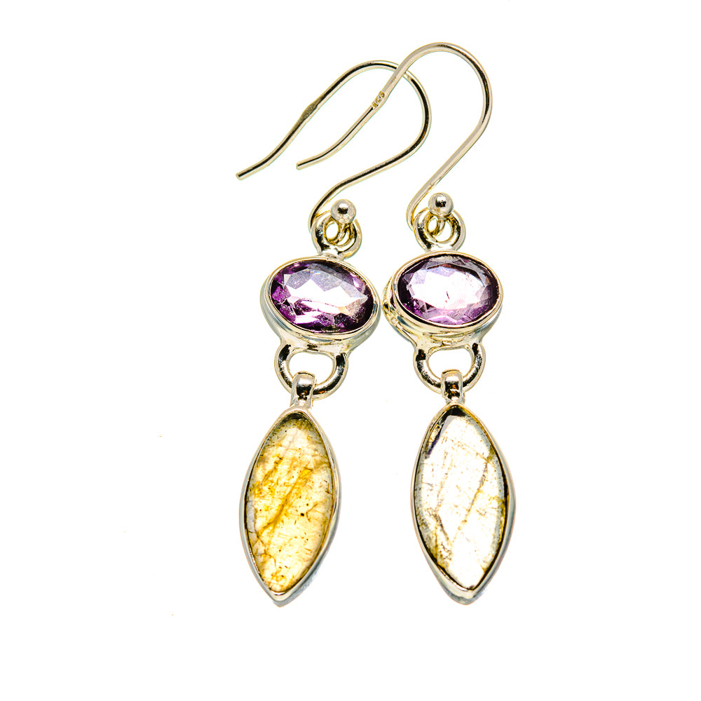 Labradorite Earrings handcrafted by Ana Silver Co - EARR413367