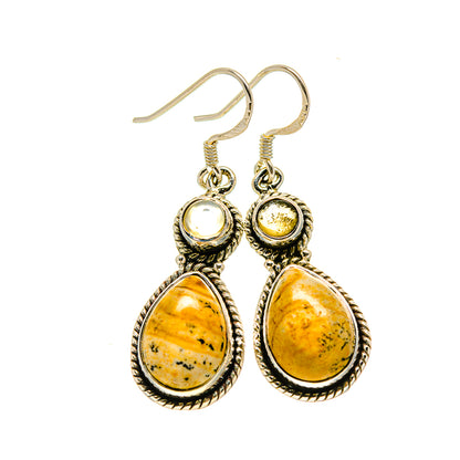 Ocean Jasper Earrings handcrafted by Ana Silver Co - EARR413369