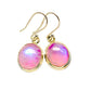 Pink Moonstone Earrings handcrafted by Ana Silver Co - EARR413372