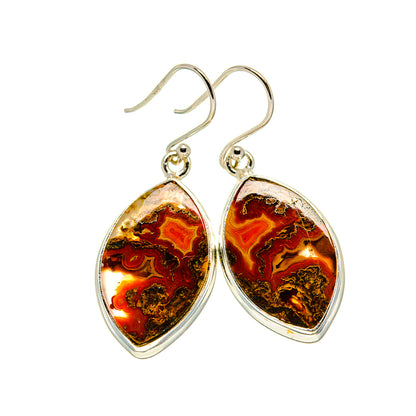 Moroccan Agate Earrings handcrafted by Ana Silver Co - EARR413375