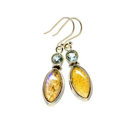Labradorite Earrings handcrafted by Ana Silver Co - EARR413420