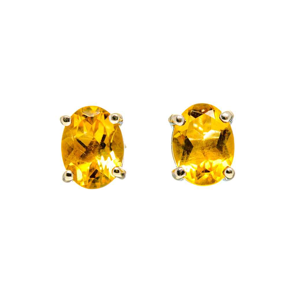 Citrine Earrings handcrafted by Ana Silver Co - EARR413422