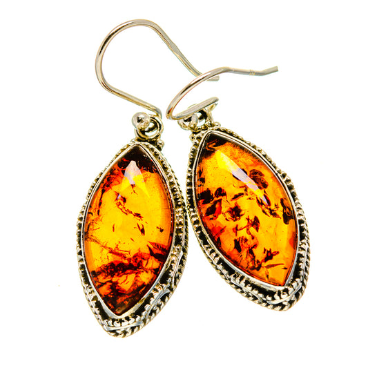 Baltic Amber Earrings handcrafted by Ana Silver Co - EARR413429