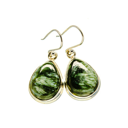Seraphinite Earrings handcrafted by Ana Silver Co - EARR413454