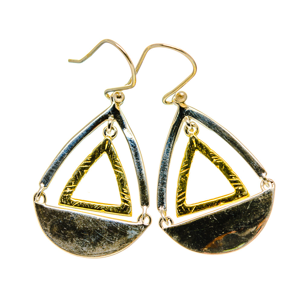 Triangle Earrings handcrafted by Ana Silver Co - EARR413492