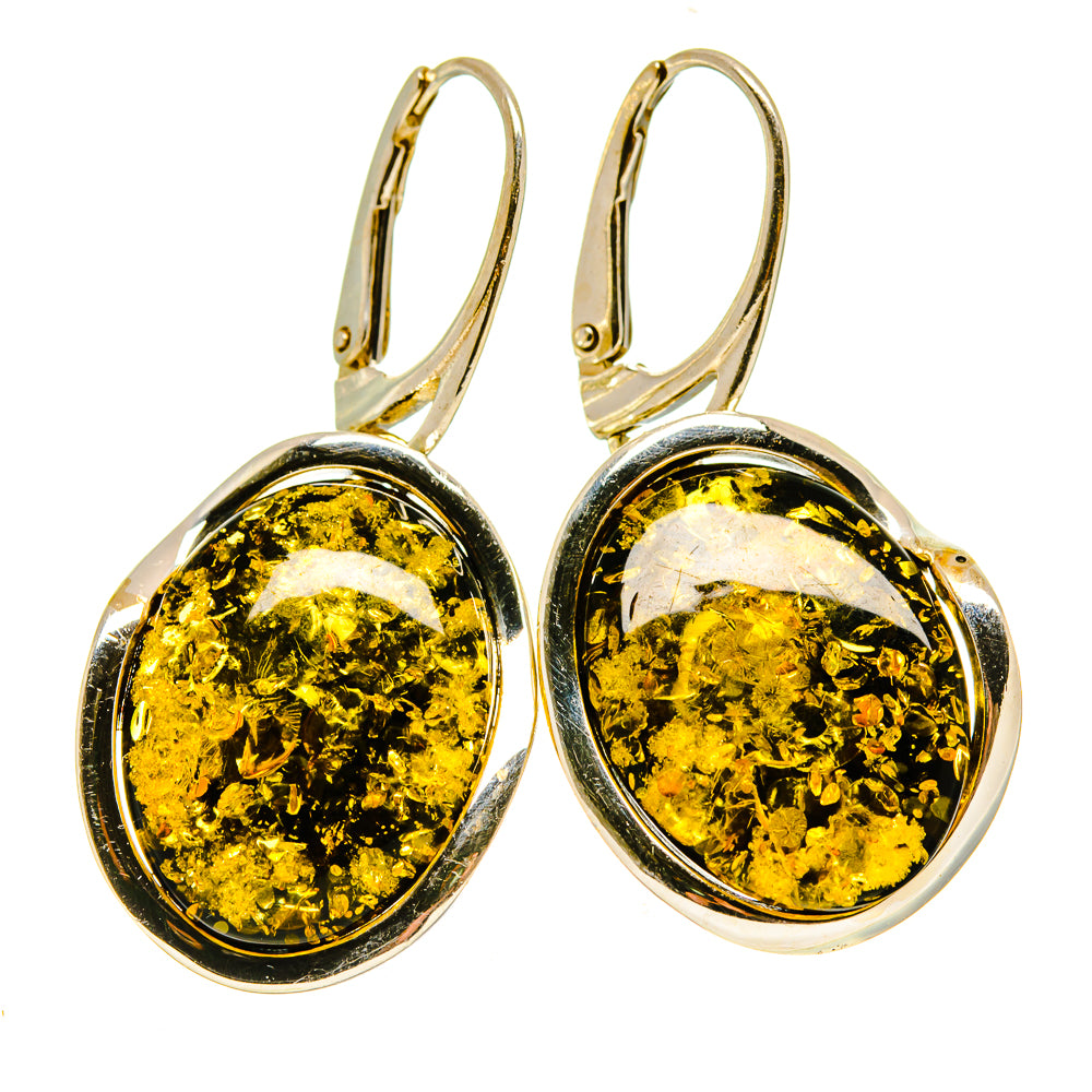 Baltic Amber Earrings handcrafted by Ana Silver Co - EARR413510